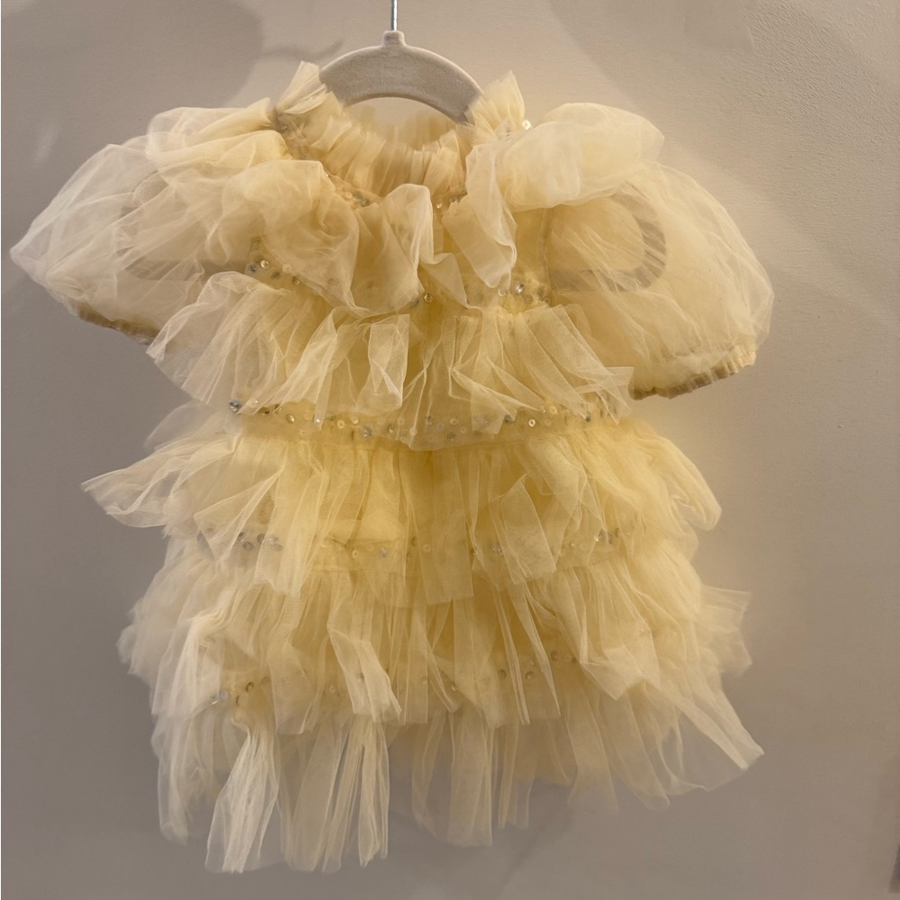 Tutu Du Monde Cream Tulle Dress